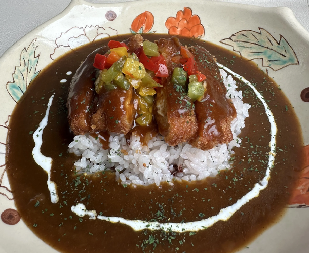 ジューシーチキンカツカレーセット